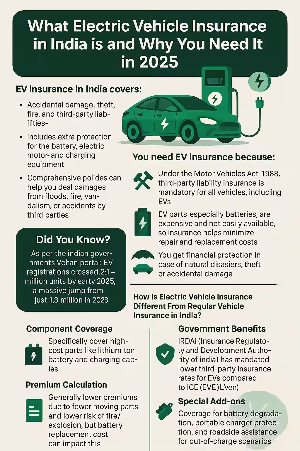 Electric Vehicle Insurance and Depreciation in India 2025